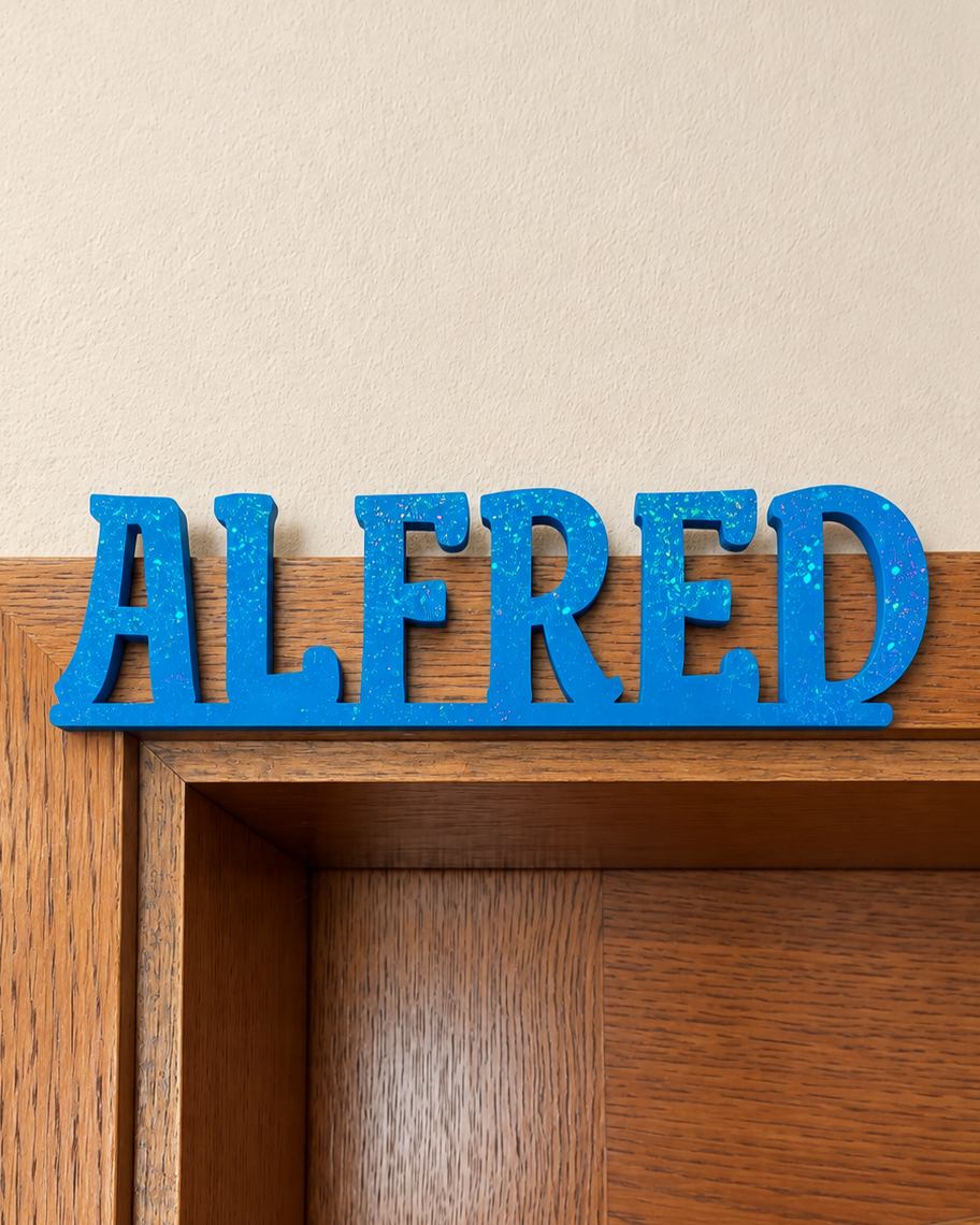 3D-Schriftzug ALFRED