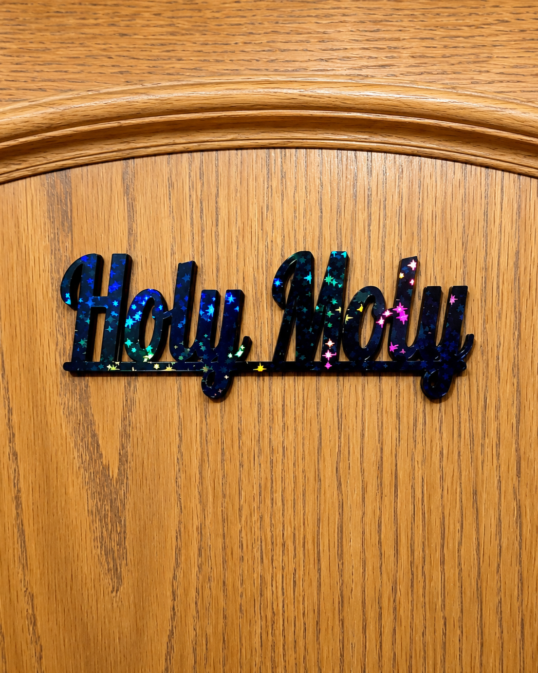 3D-Schriftzug Holy Molly